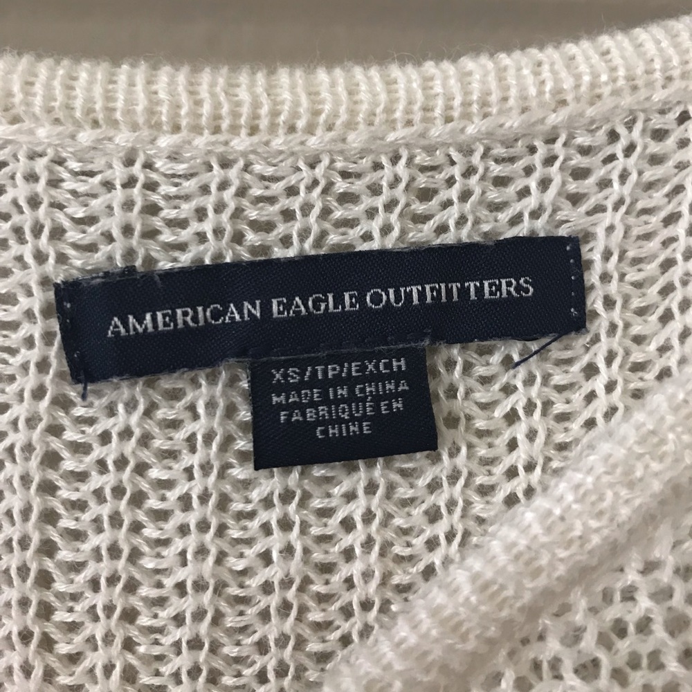 American Eagle short sleeve sweater top - Picture 2 of 4